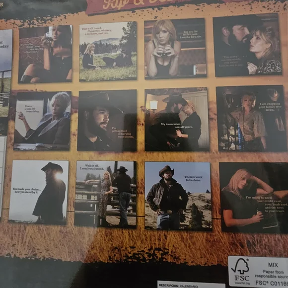 Yellowstone 2024 Calendar - Picture 4 of 4